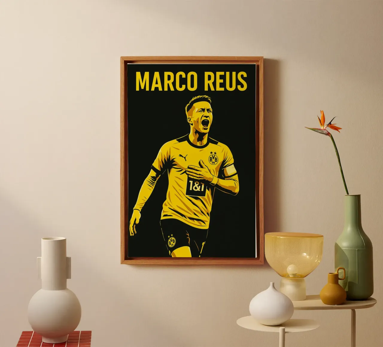 Marco Reus tela con Cornice a cassetta da Cyberpunk Canvas