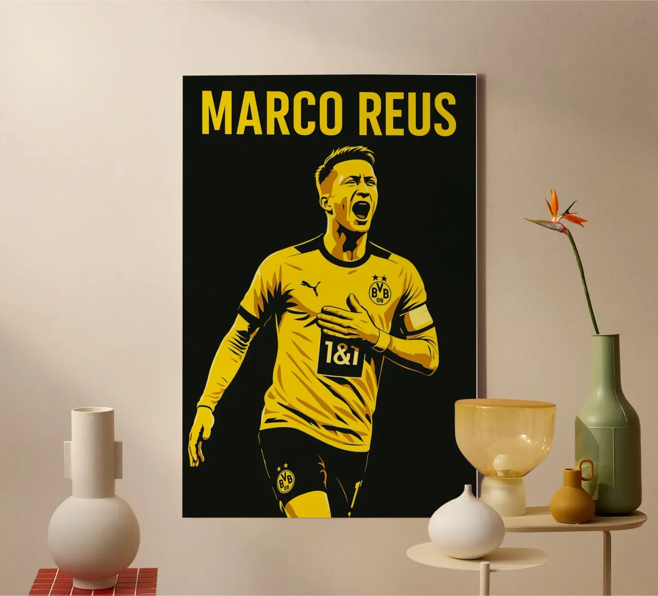 Marco Reus tela con Cornice a cassetta da Cyberpunk Canvas