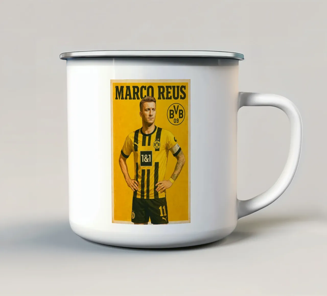 Marco Reus tazza in smalto da Cyberpunk Canvas