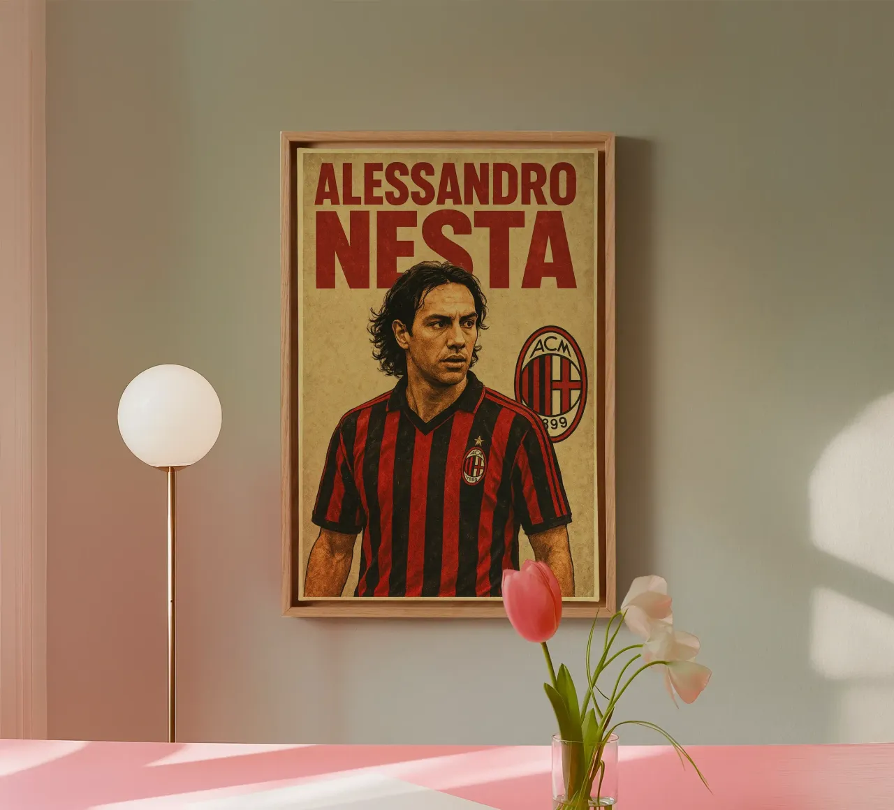 Alessandro Nesta tela con Cornice a cassetta da Cyberpunk Canvas