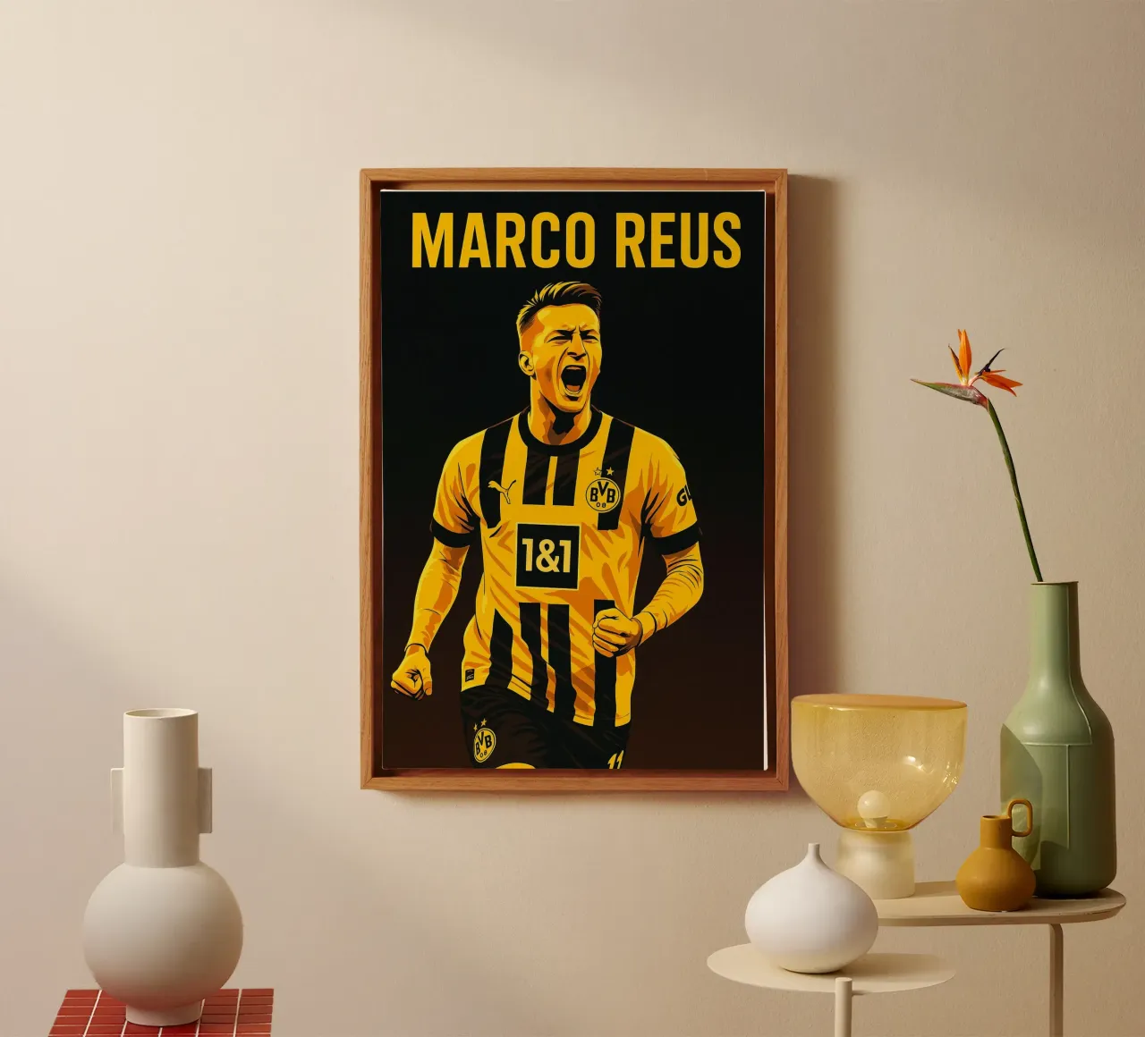 Marco Reus tela con Cornice a cassetta da Cyberpunk Canvas
