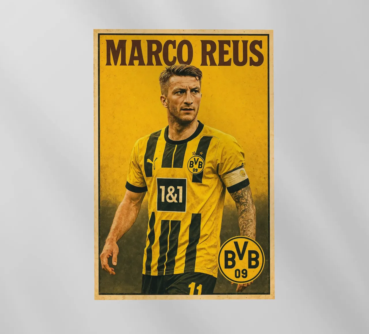 Marco Reus pellicola backlit da Cyberpunk Canvas
