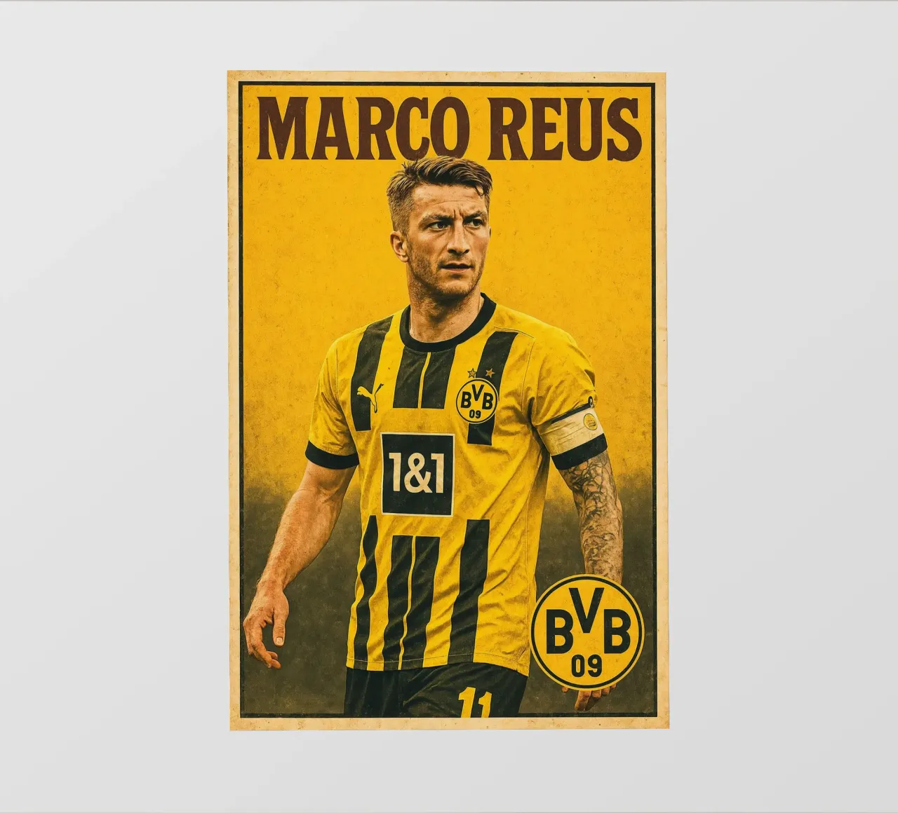 Marco Reus pellicola backlit da Cyberpunk Canvas