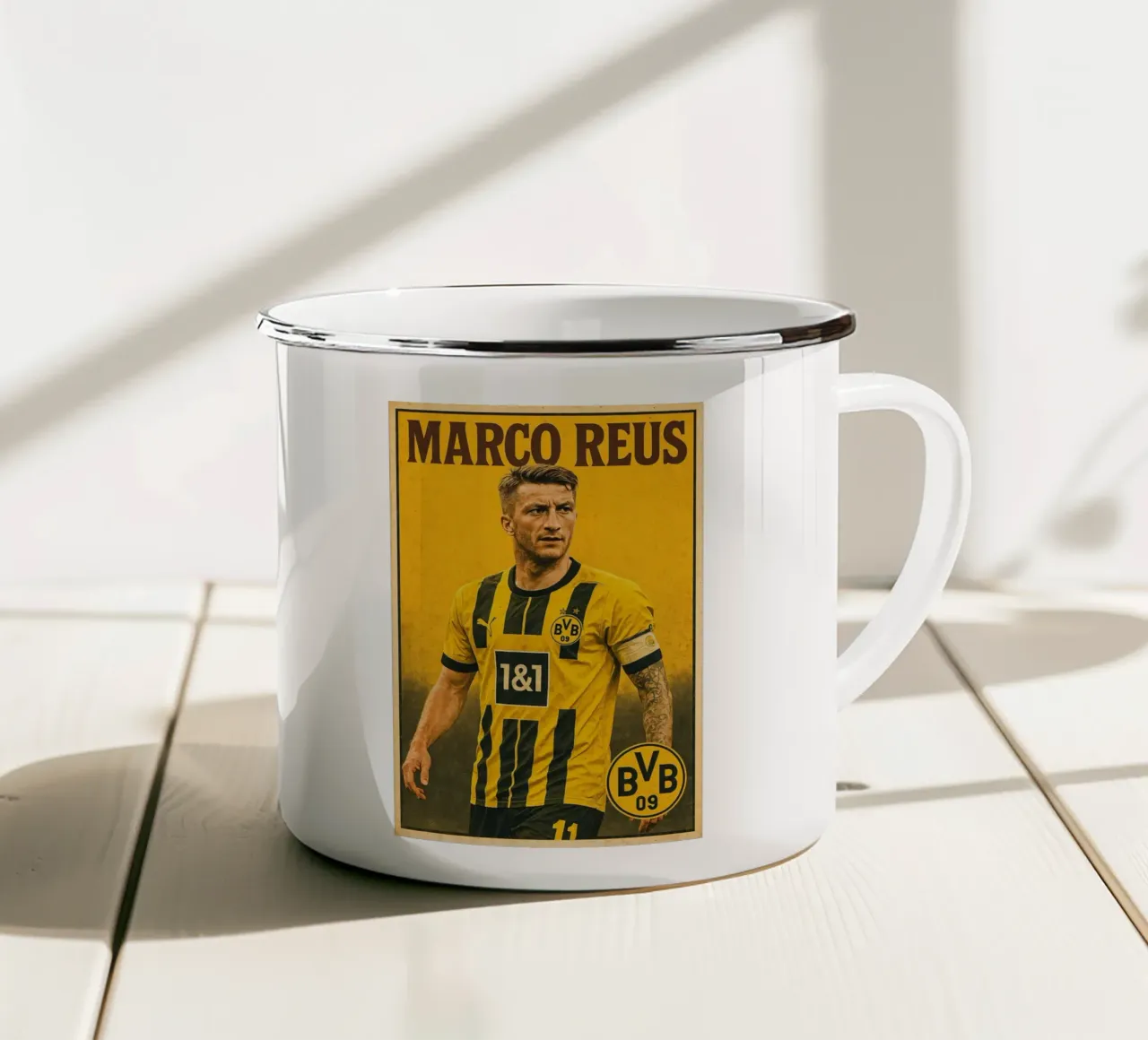 Marco Reus tazza in smalto da Cyberpunk Canvas