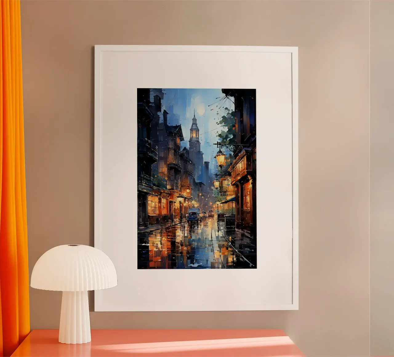 Rainy Eve poster da Artsy Bessy