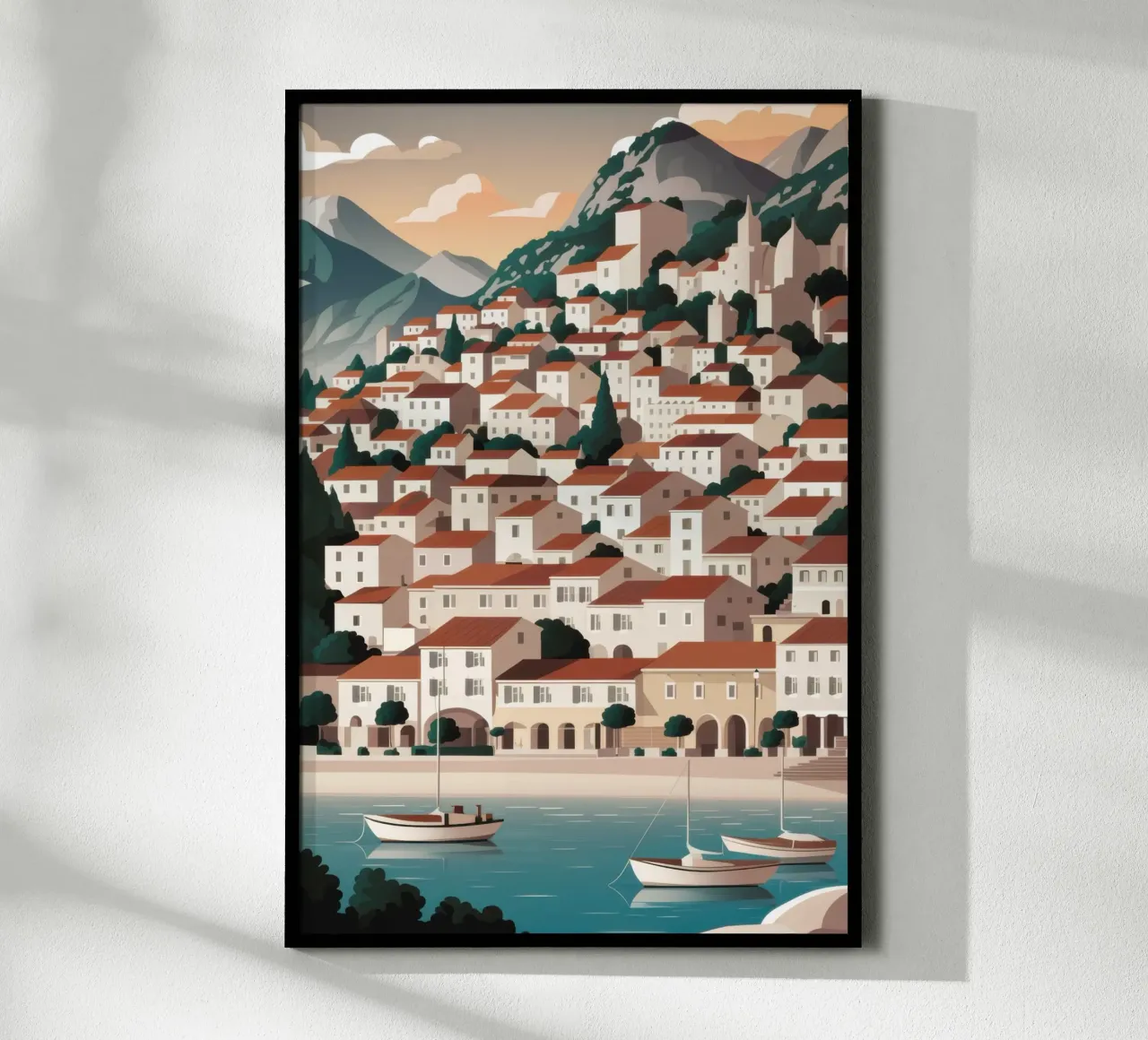Baia di Montagna Haven poster da Orchid Patina