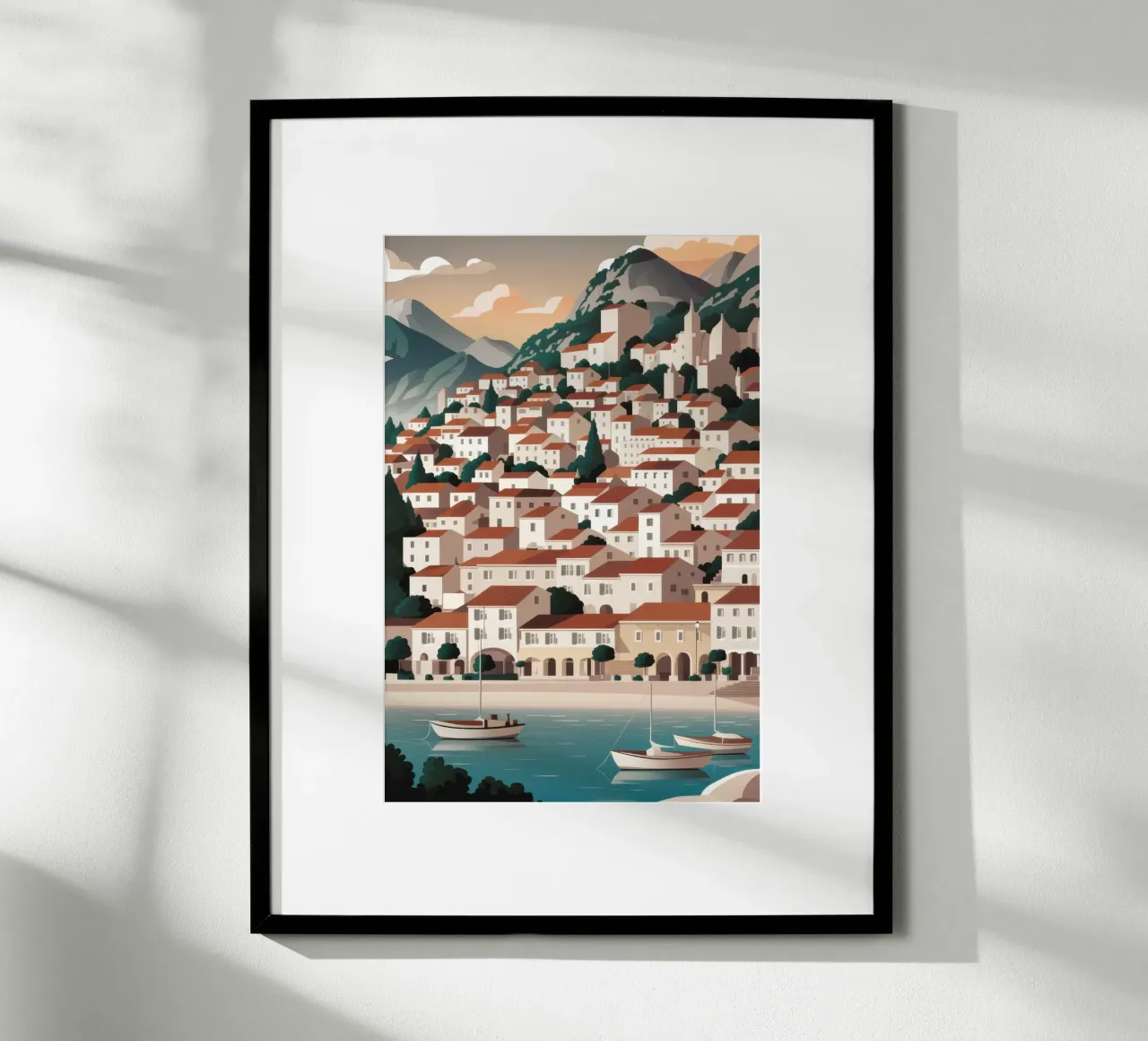 Baia di Montagna Haven poster da Orchid Patina