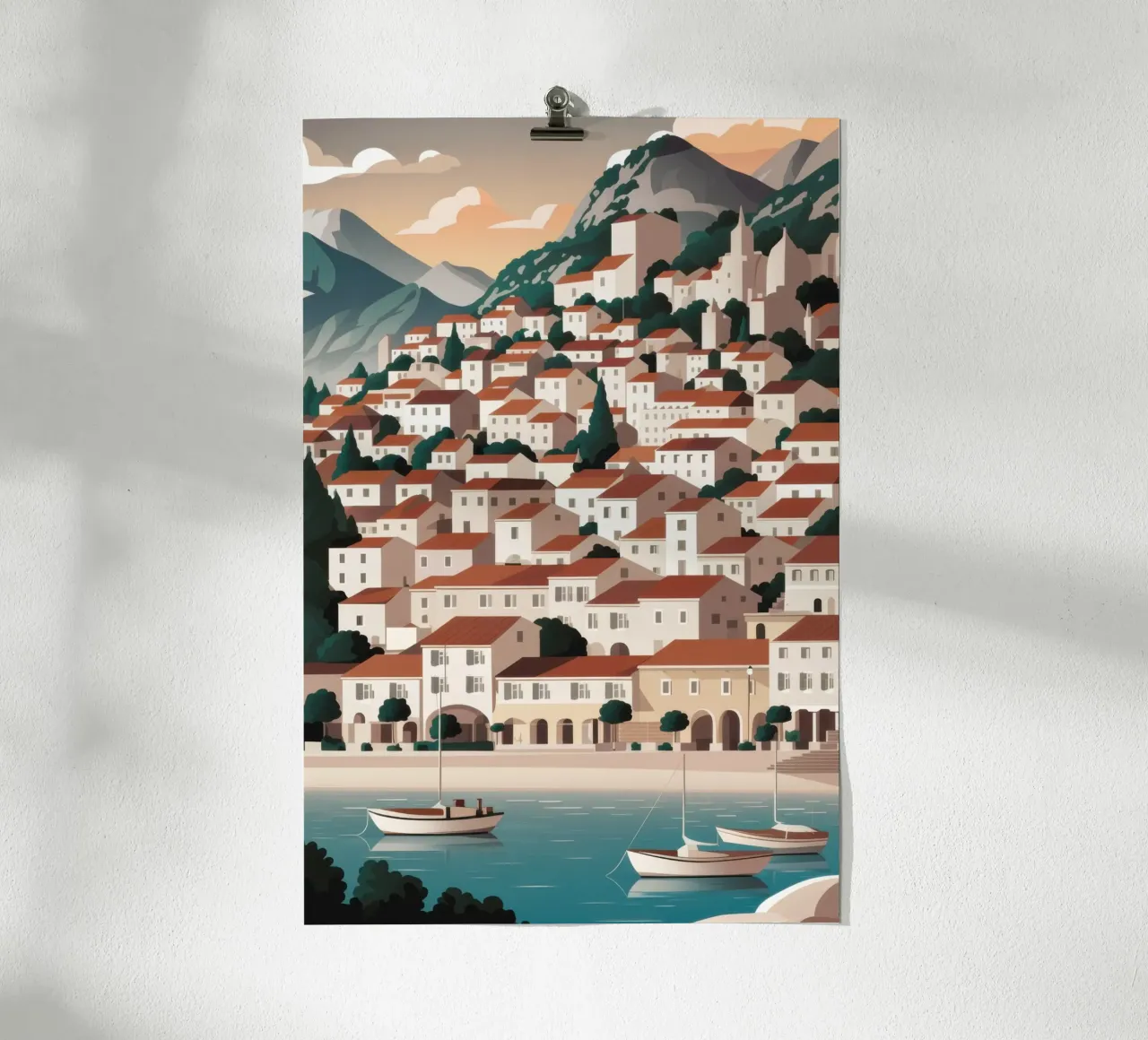 Baia di Montagna Haven poster da Orchid Patina