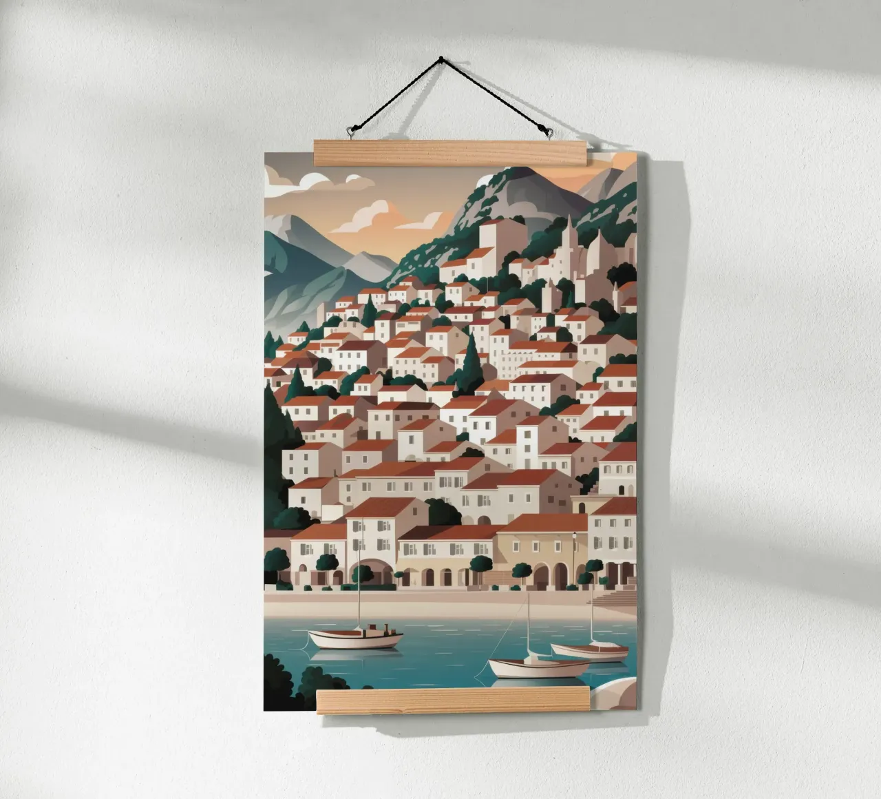 Baia di Montagna Haven poster da Orchid Patina
