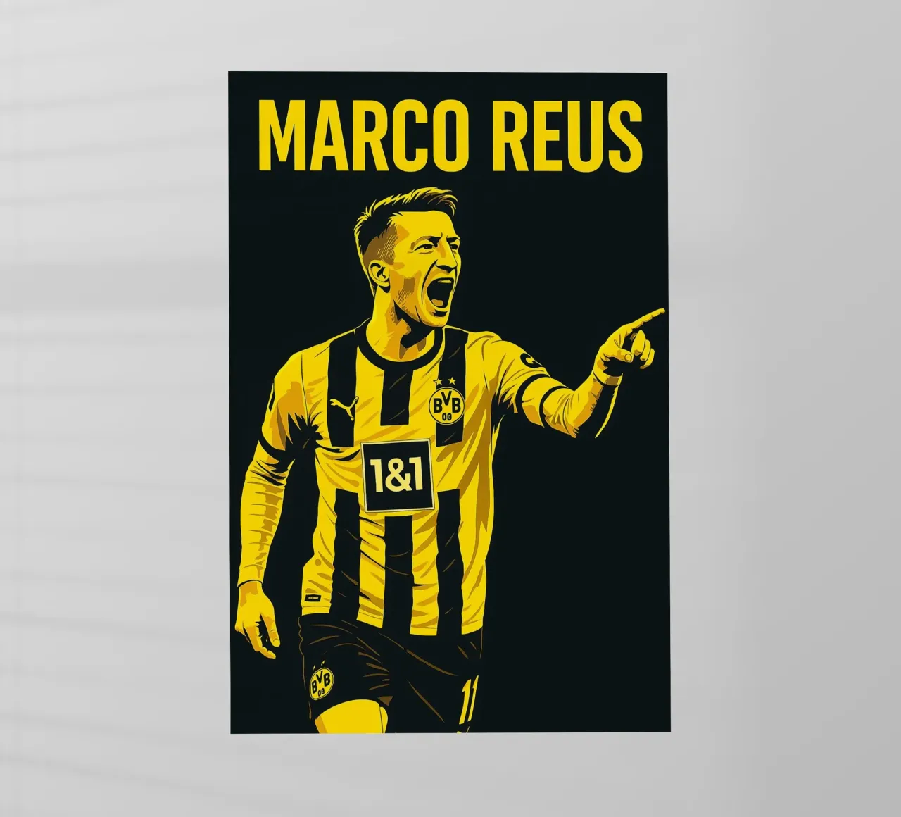 Marco Reus pellicola backlit da Cyberpunk Canvas