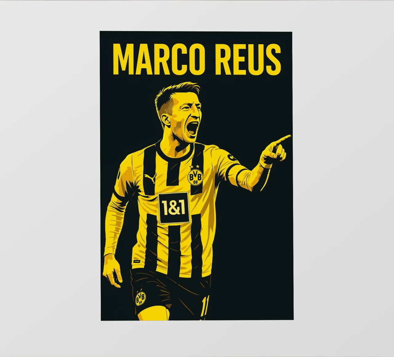 Marco Reus pellicola backlit da Cyberpunk Canvas