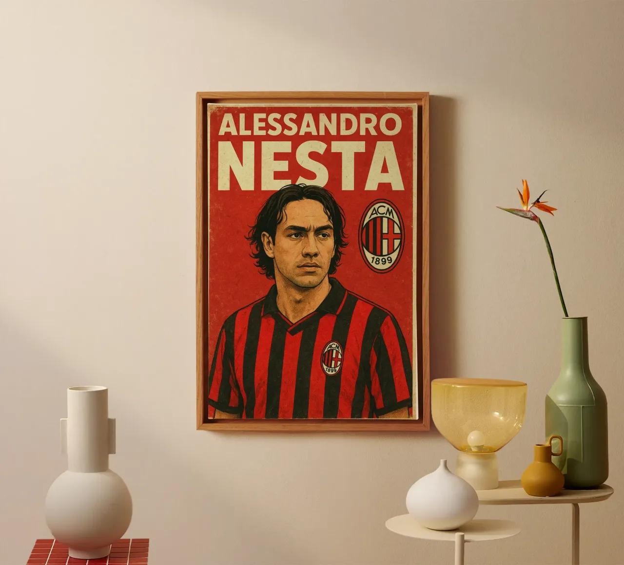 Alessandro Nesta tela con Cornice a cassetta da Cyberpunk Canvas