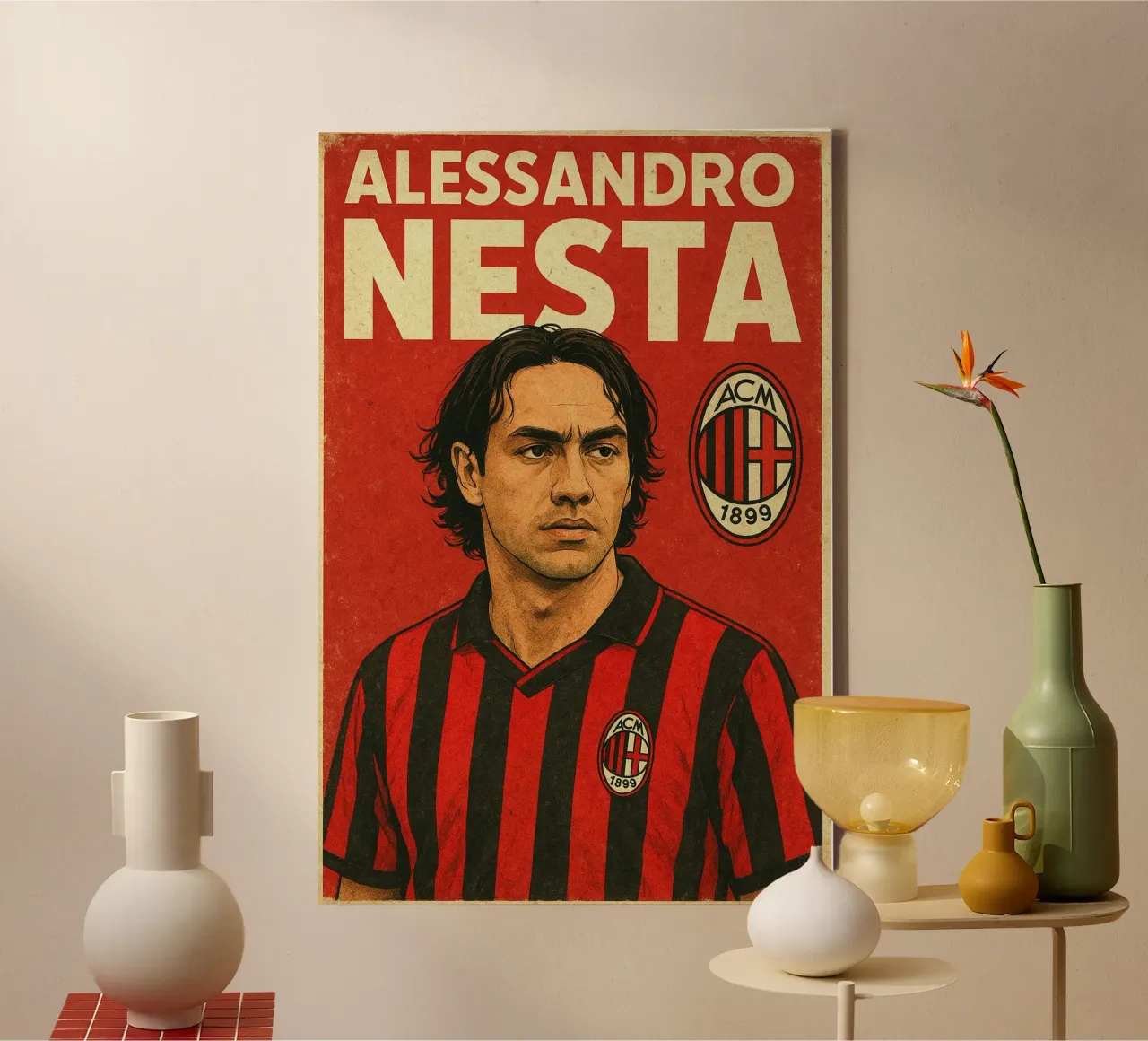 Alessandro Nesta tela con Cornice a cassetta da Cyberpunk Canvas