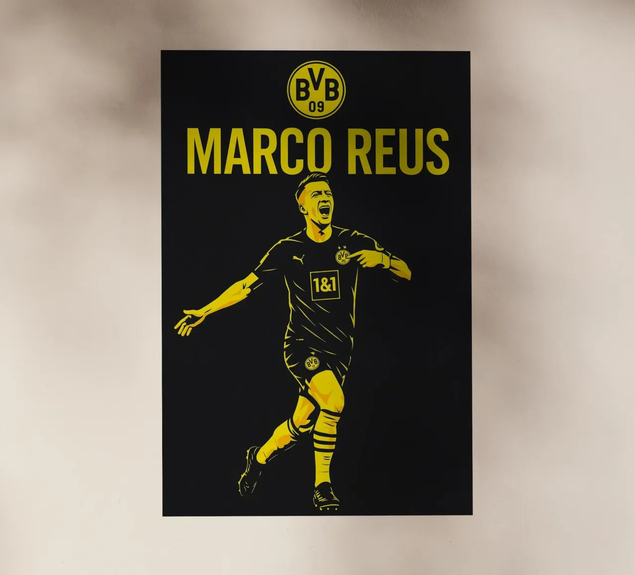 Marco Reus pellicola backlit da Cyberpunk Canvas