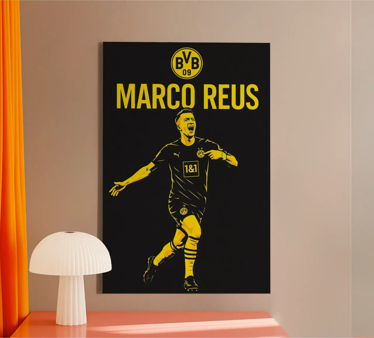 Marco Reus tela con Cornice a cassetta da Cyberpunk Canvas