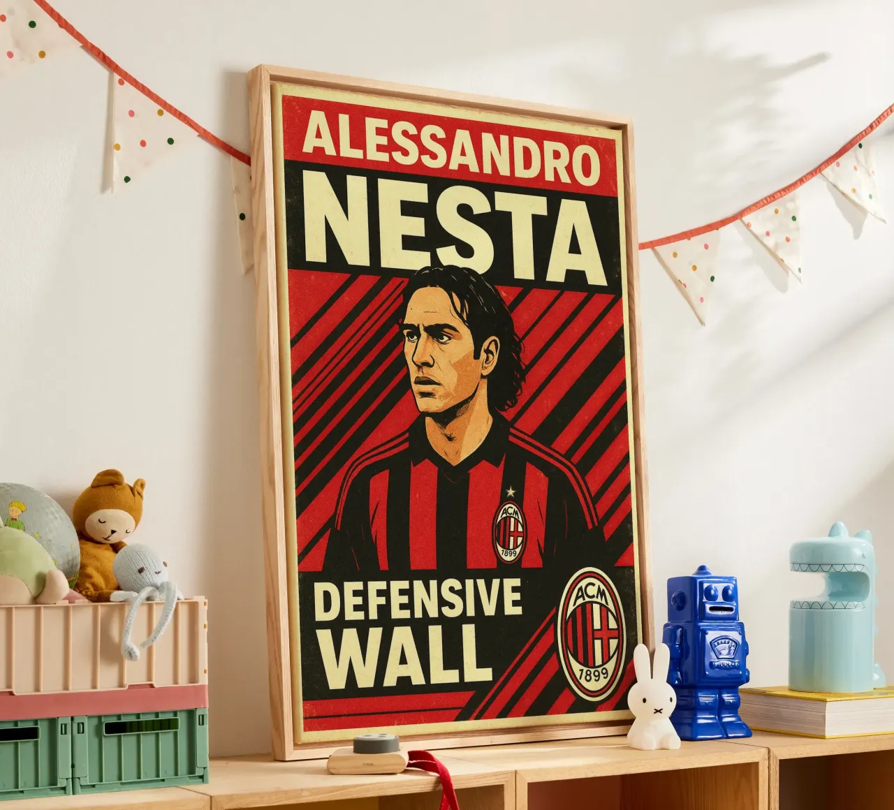 Alessandro Nesta tela con Cornice a cassetta da Cyberpunk Canvas