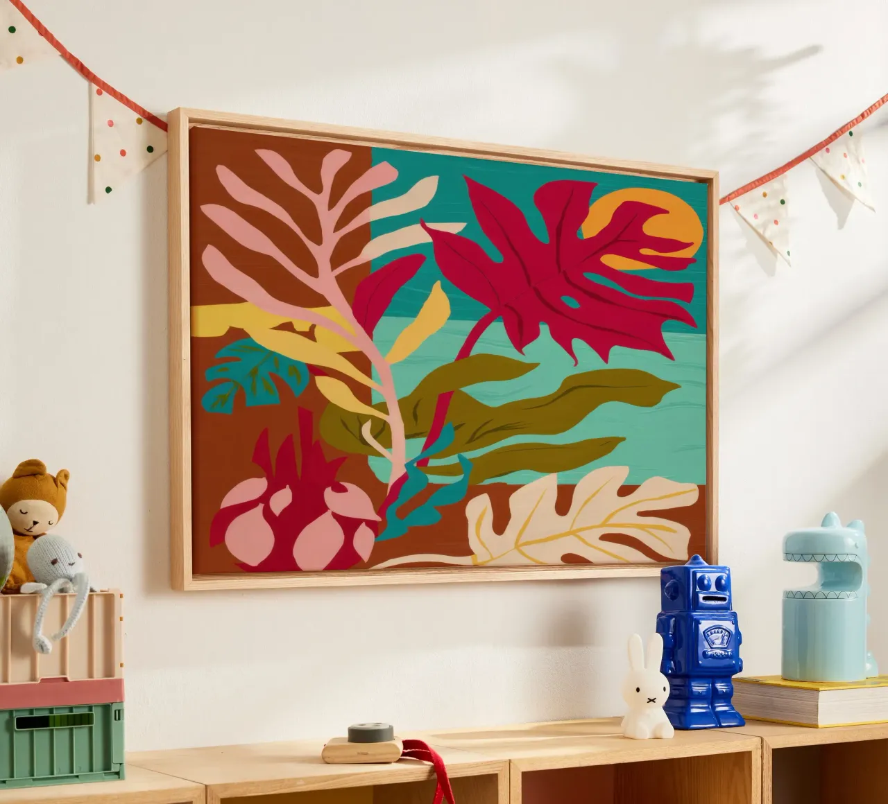 Un riche feuillage d'automne toile avec Caisse américaine de Moon Revolver