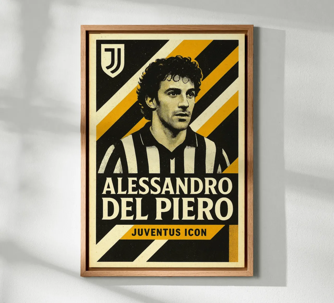 Alessandro Del Piero tela con Cornice a cassetta da Cyberpunk Canvas