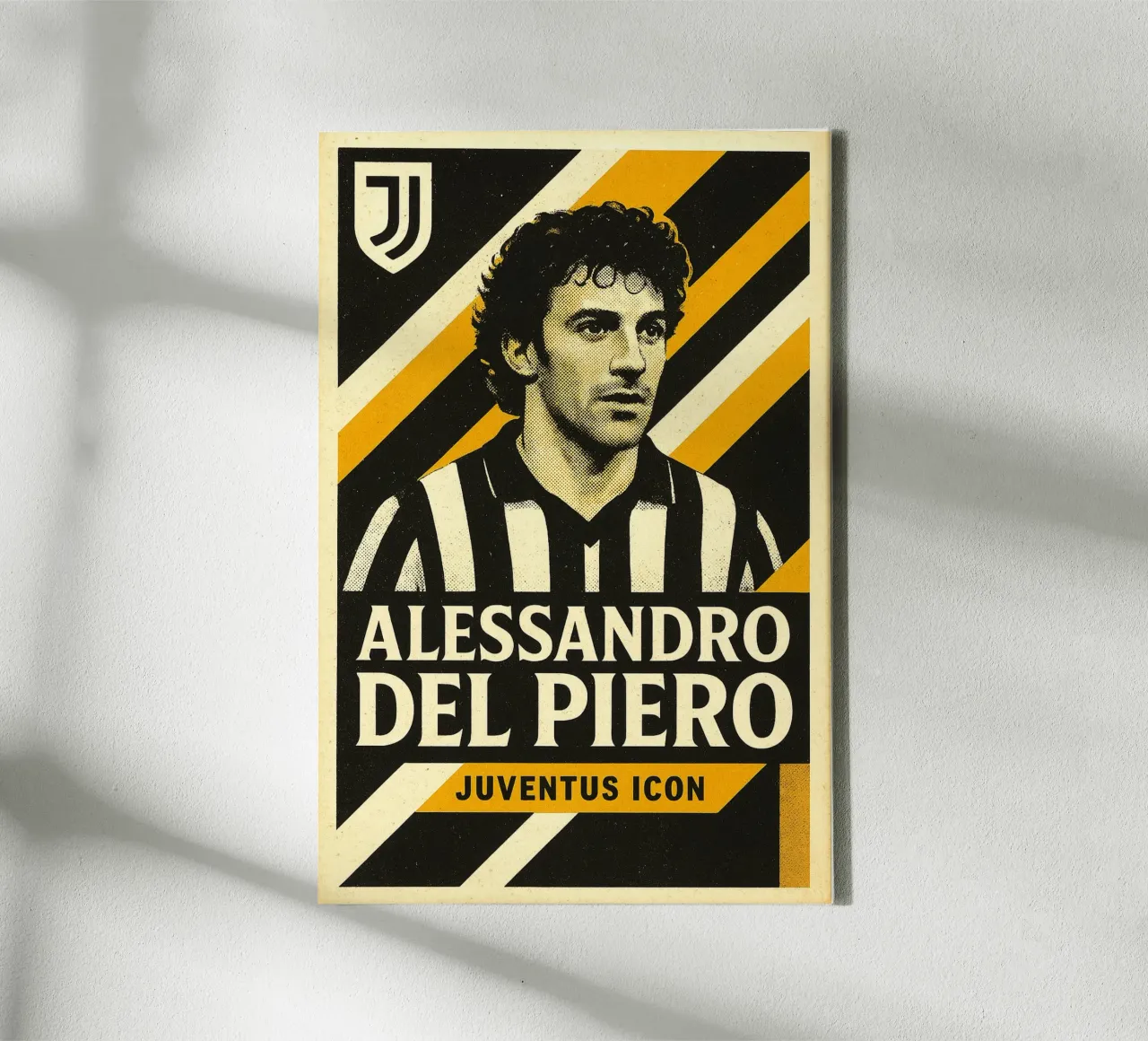 Alessandro Del Piero tela con Cornice a cassetta da Cyberpunk Canvas