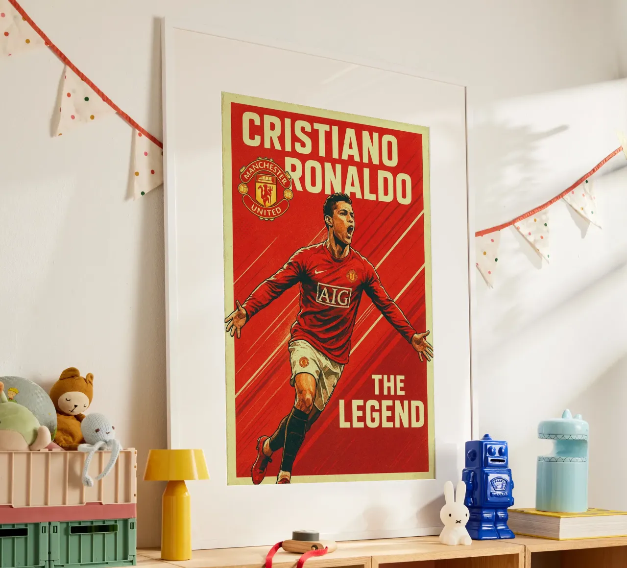 Cristiano Ronaldo poster da Cyberpunk Canvas