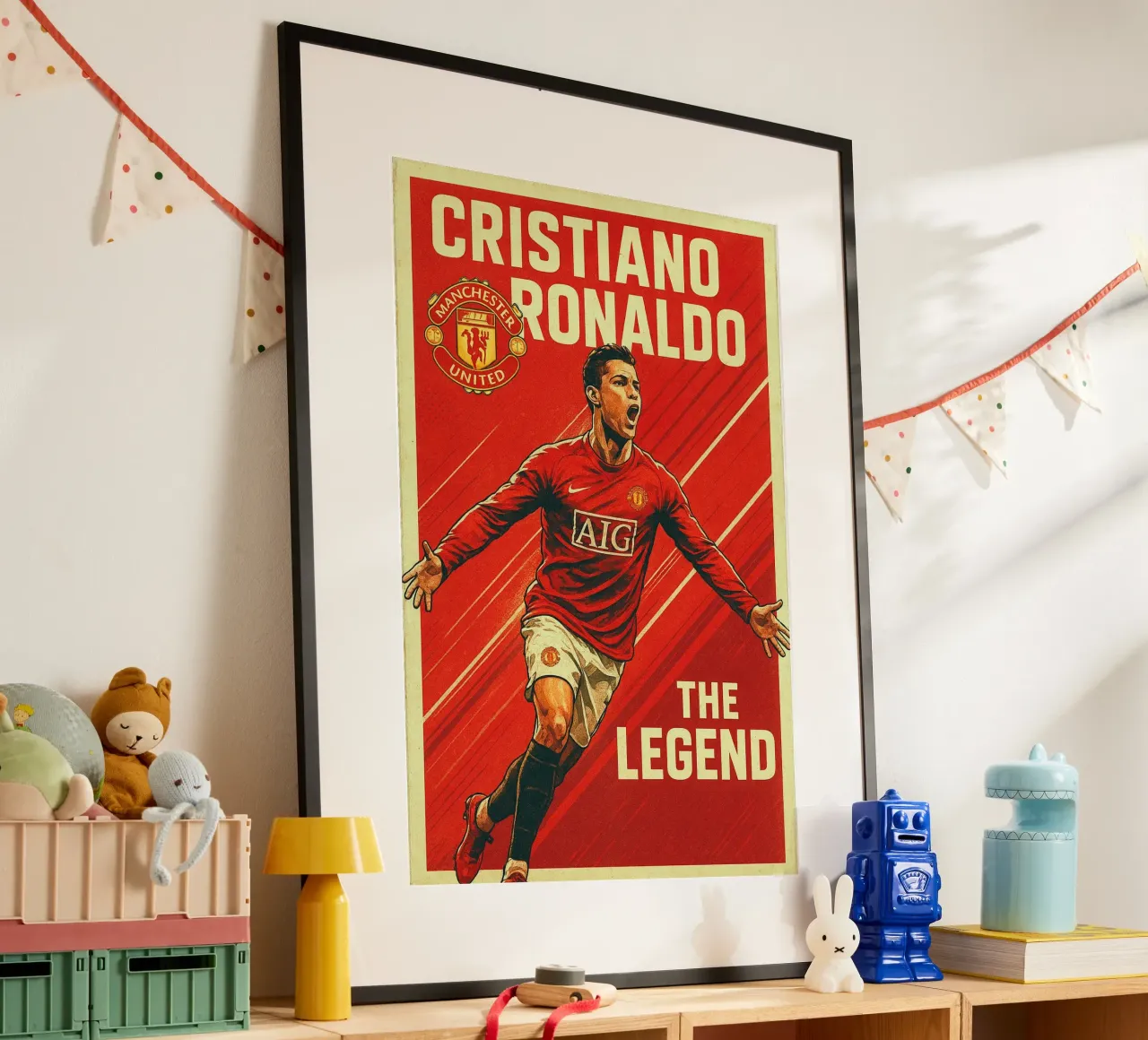 Cristiano Ronaldo poster da Cyberpunk Canvas