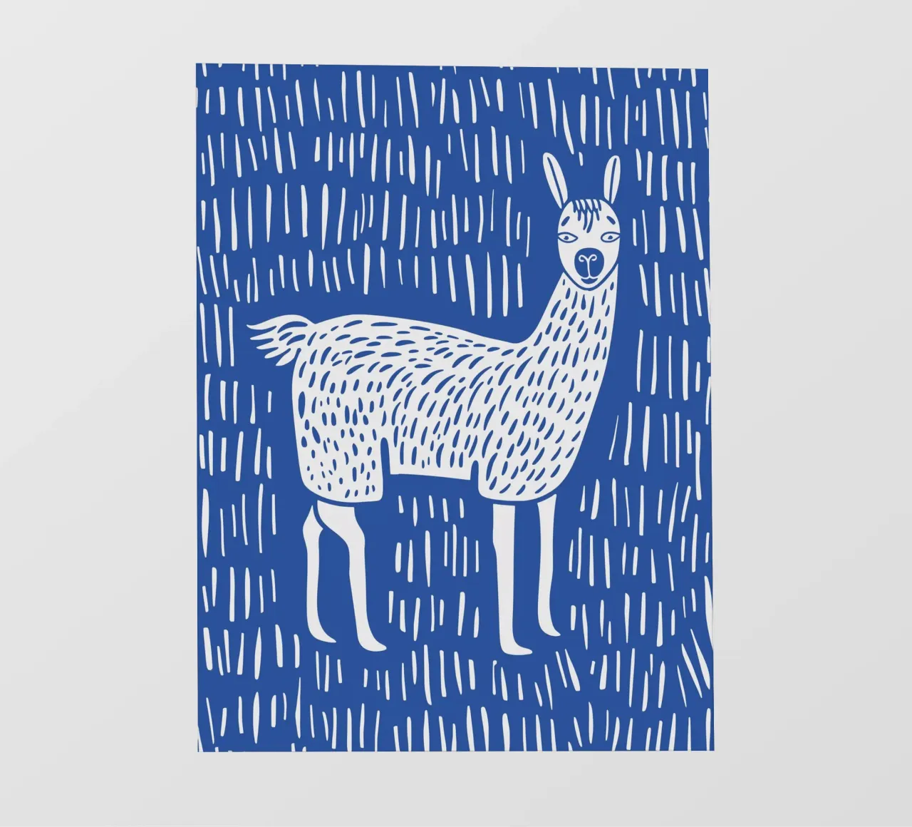 Blue Lama telo in pvc da Hey Vincent