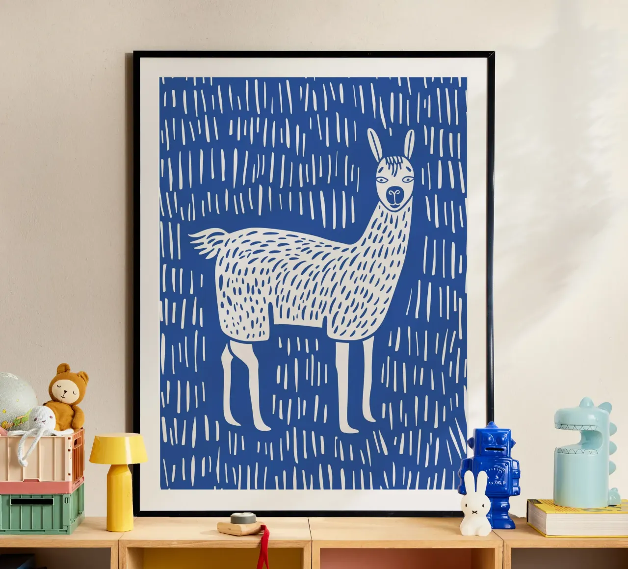 Blue Lama poster da Hey Vincent