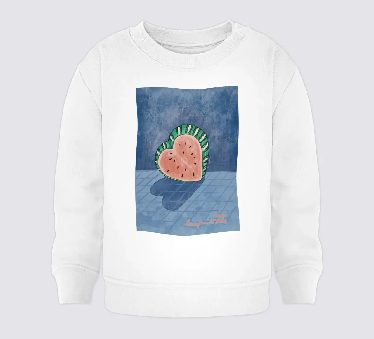 Melonenherz felpa neonato da Beeeplan