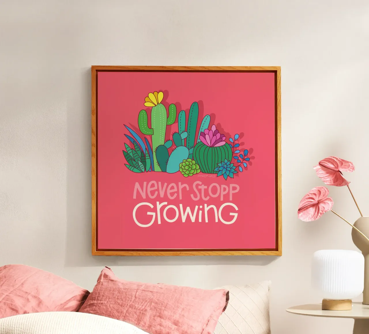 Never stopp Growing plexiglass da HamburgerLiebe