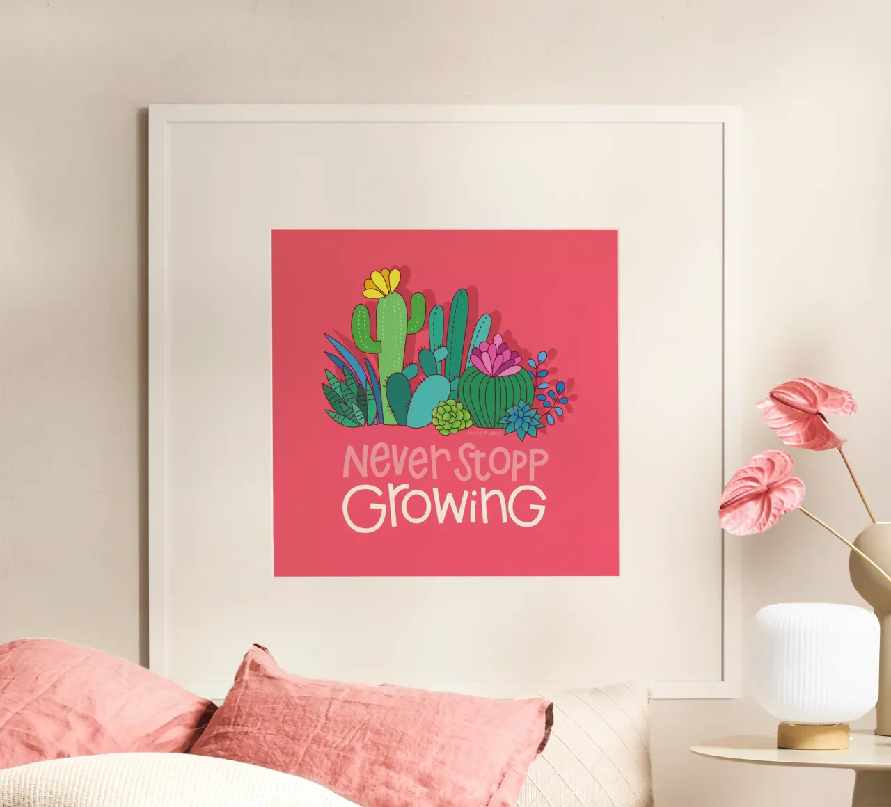Never stopp Growing poster da HamburgerLiebe
