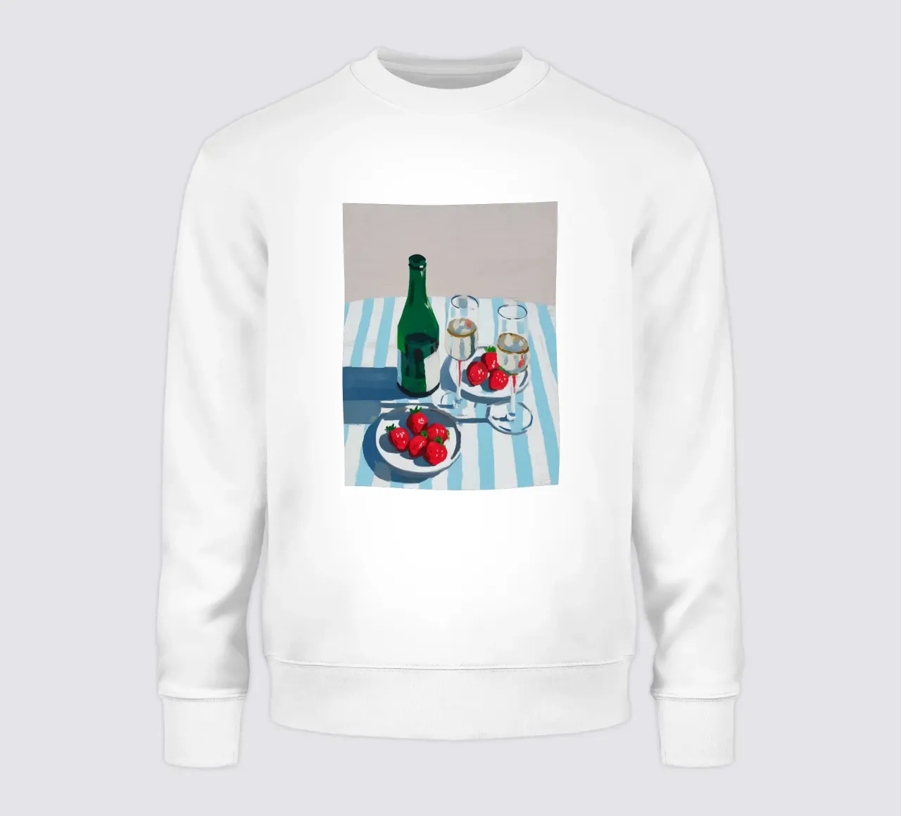 Fragole e champagne felpa da Carinaprint