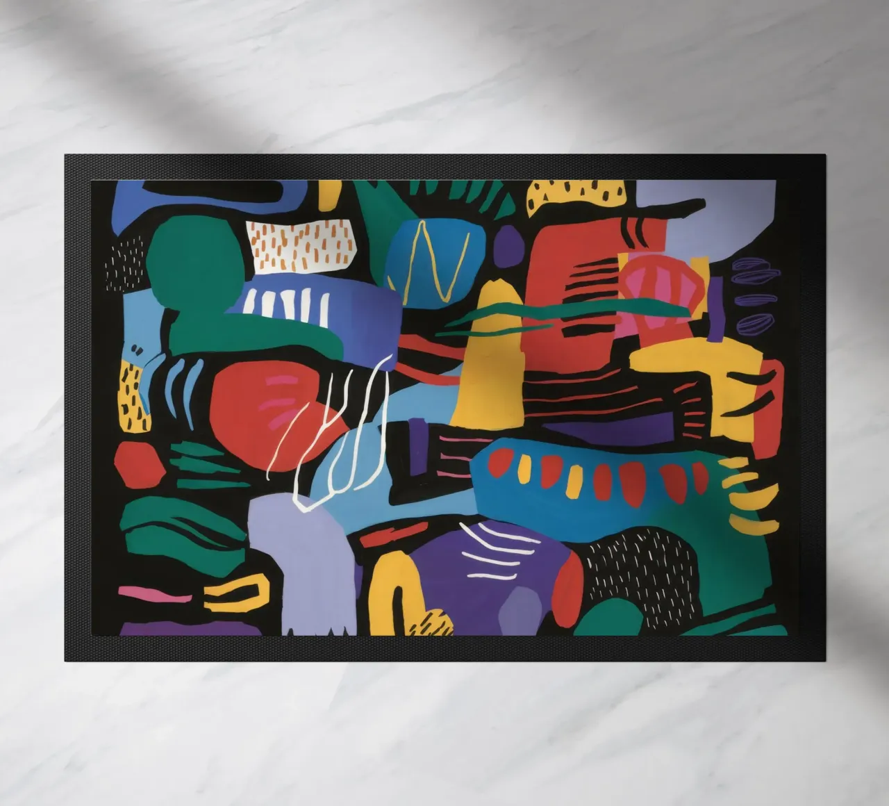 Forme cubiste di Carnevale zerbino da Frame Aura