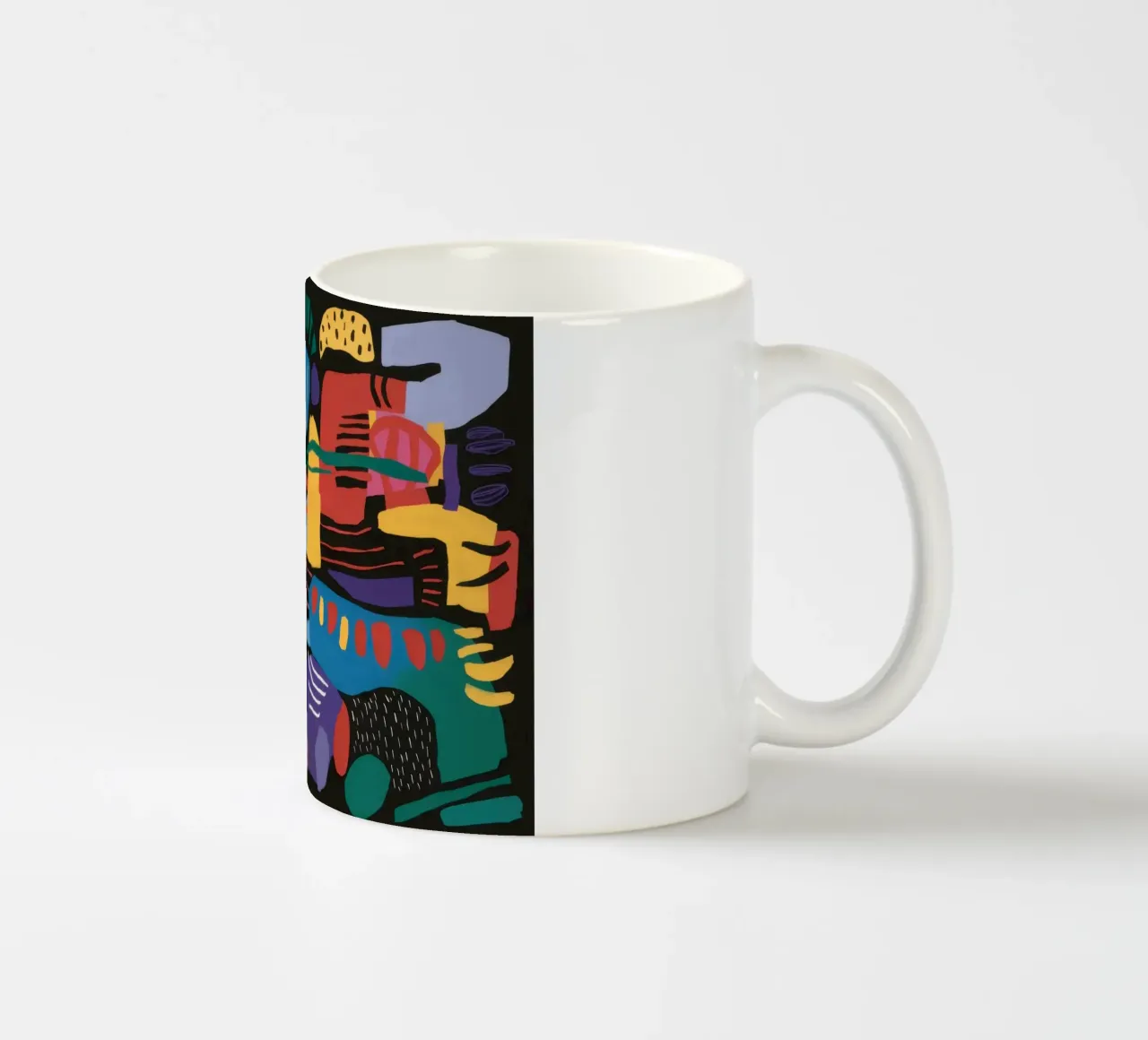 Forme cubiste di Carnevale tazza in ceramica da Frame Aura