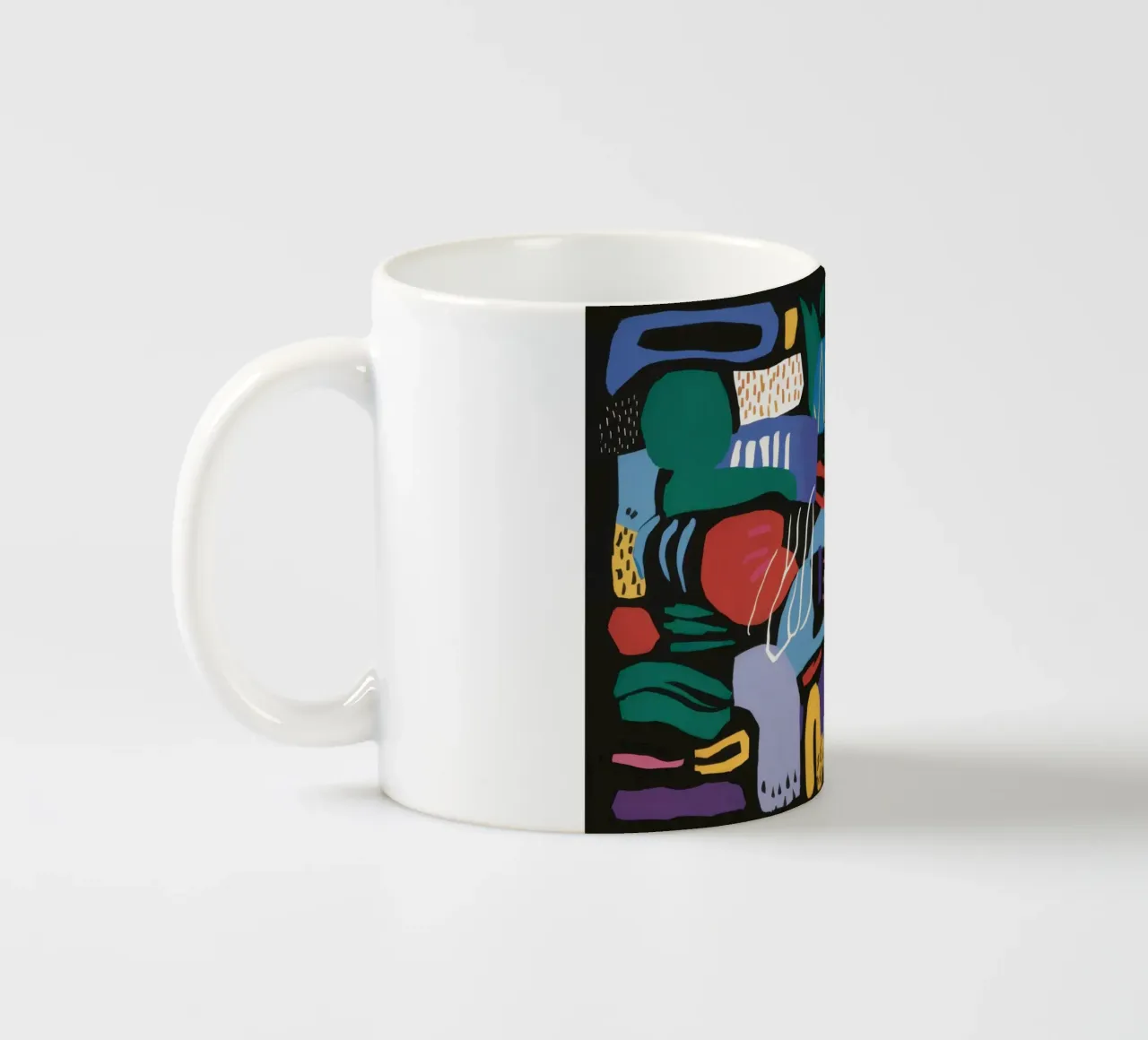 Forme cubiste di Carnevale tazza in ceramica da Frame Aura