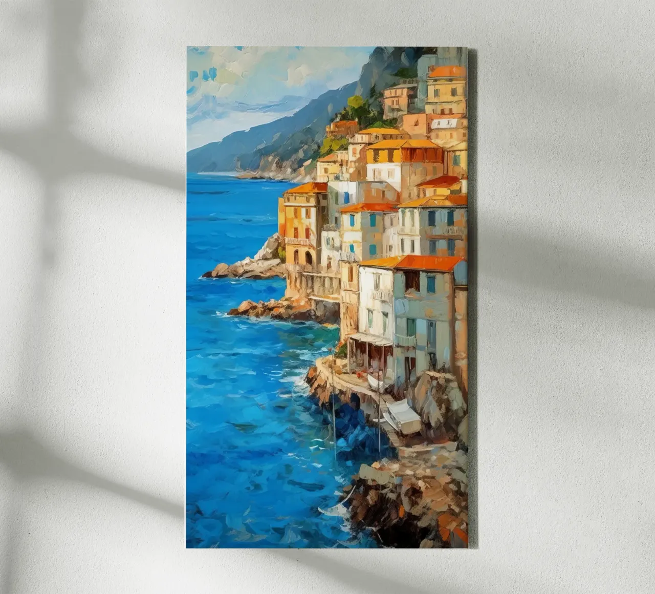 Amalfi tela con Cornice a cassetta da Artsy Bessy