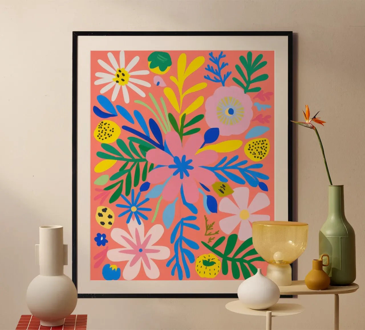 Fioritura cromatica poster da Frame Aura