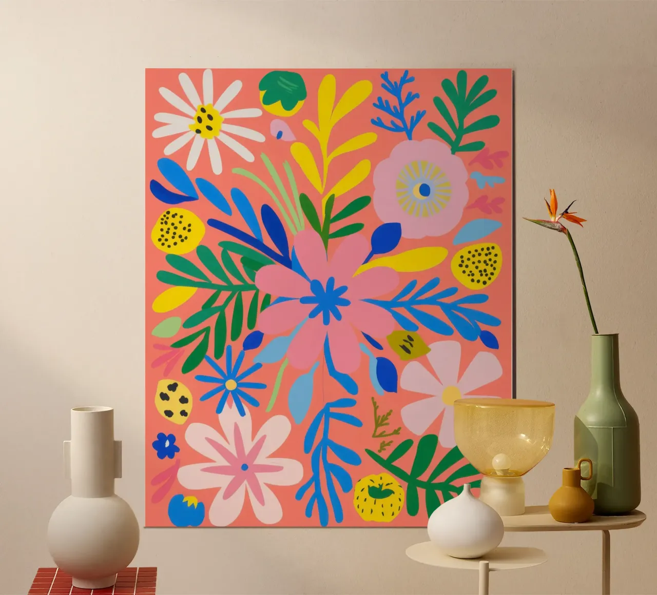 Fioritura cromatica poster da Frame Aura