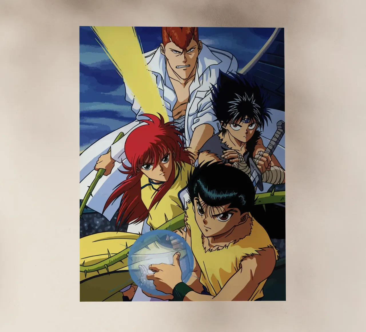 Yu Yu Hakusho pellicola backlit da Dumery Art