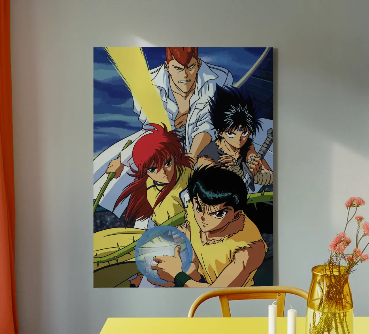 Yu Yu Hakusho canvas met Baklijst van Dumery Art