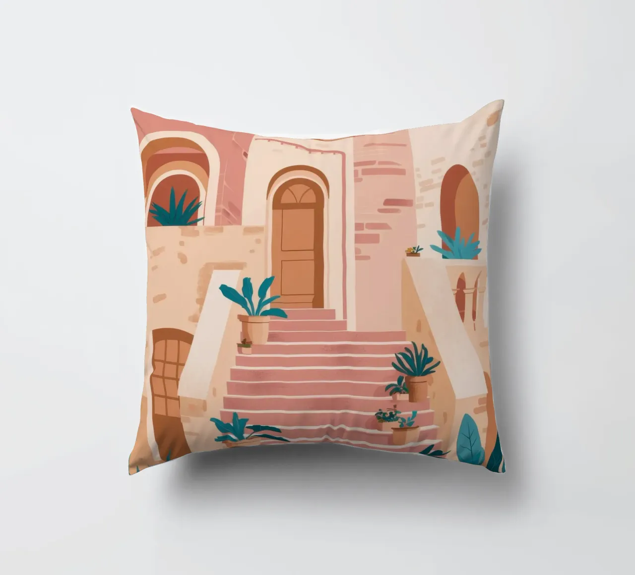 Sogni di scale in terracotta cuscino da Frame Aura
