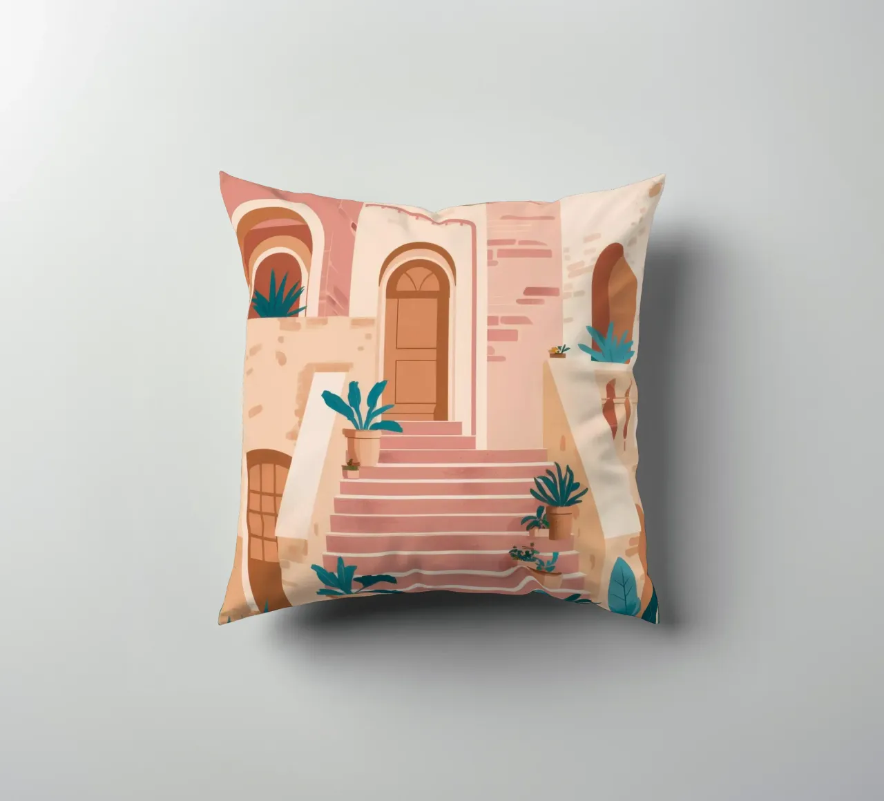 Sogni di scale in terracotta cuscino da Frame Aura