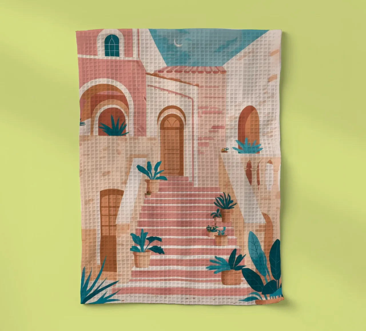 Sogni di scale in terracotta canovaccio da cucina da Frame Aura