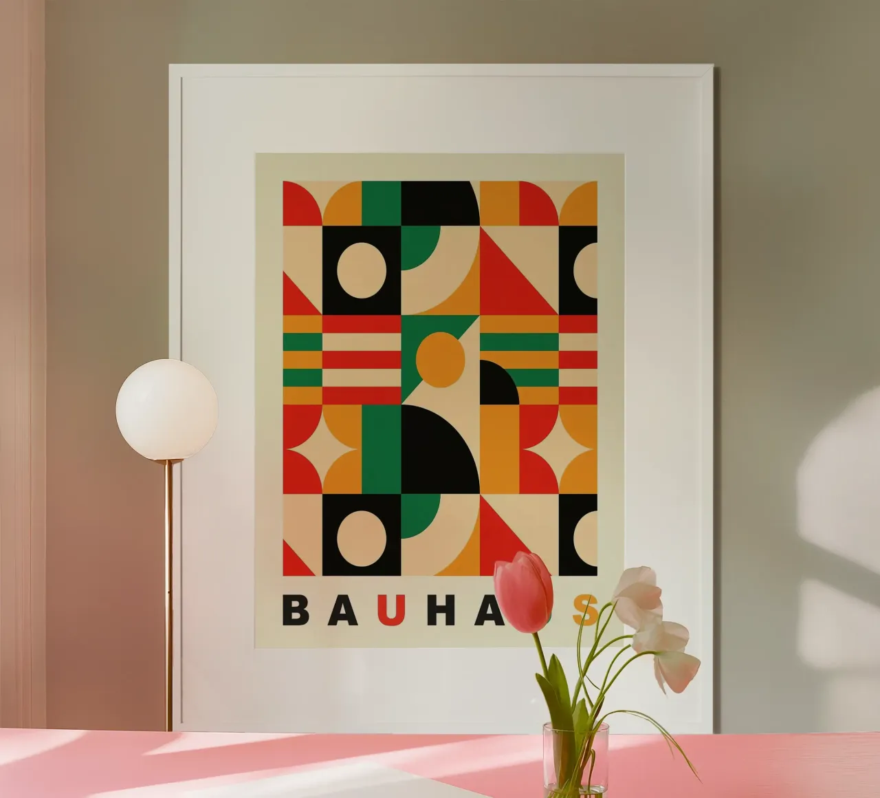 Bauhaus 1919 poster con telaio in alluminio da Narciso