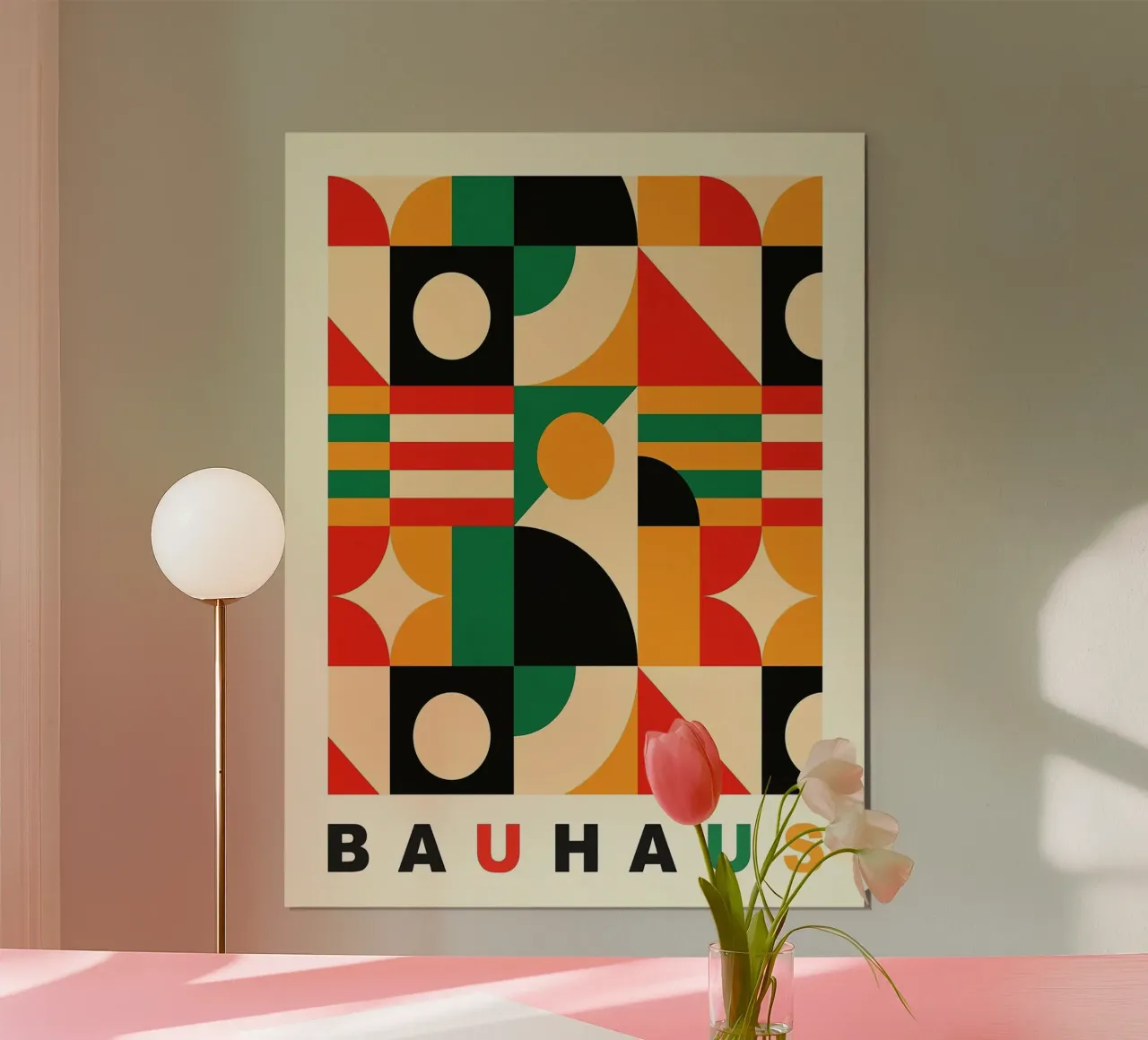 Bauhaus 1919 poster con telaio in alluminio da Narciso