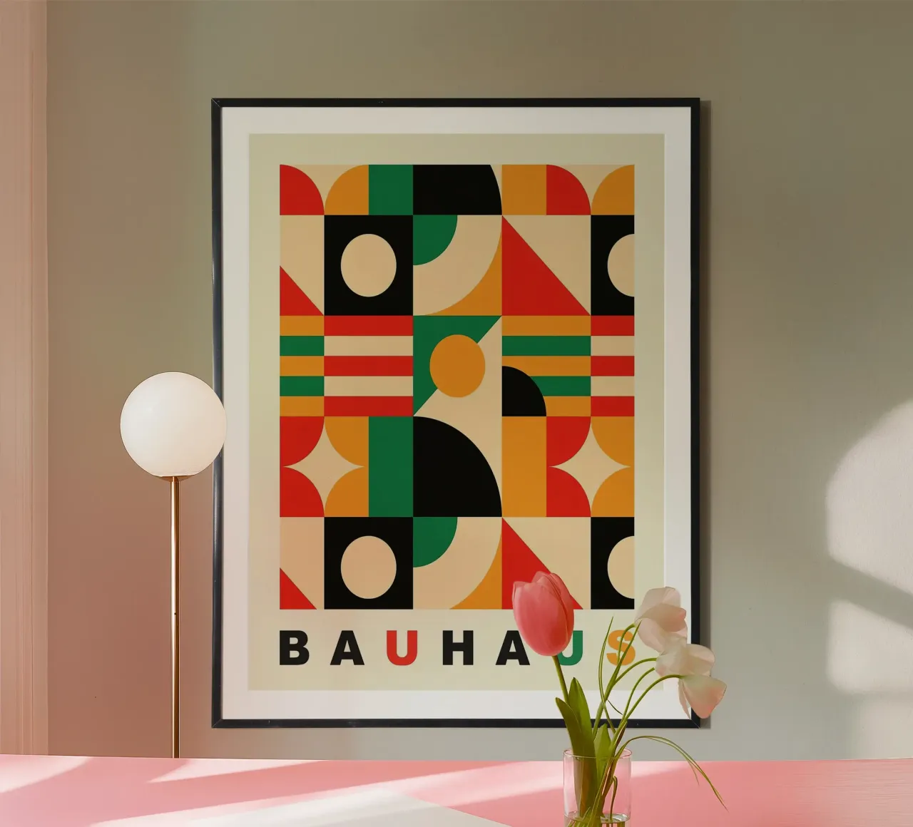 Bauhaus 1919 poster con telaio in alluminio da Narciso