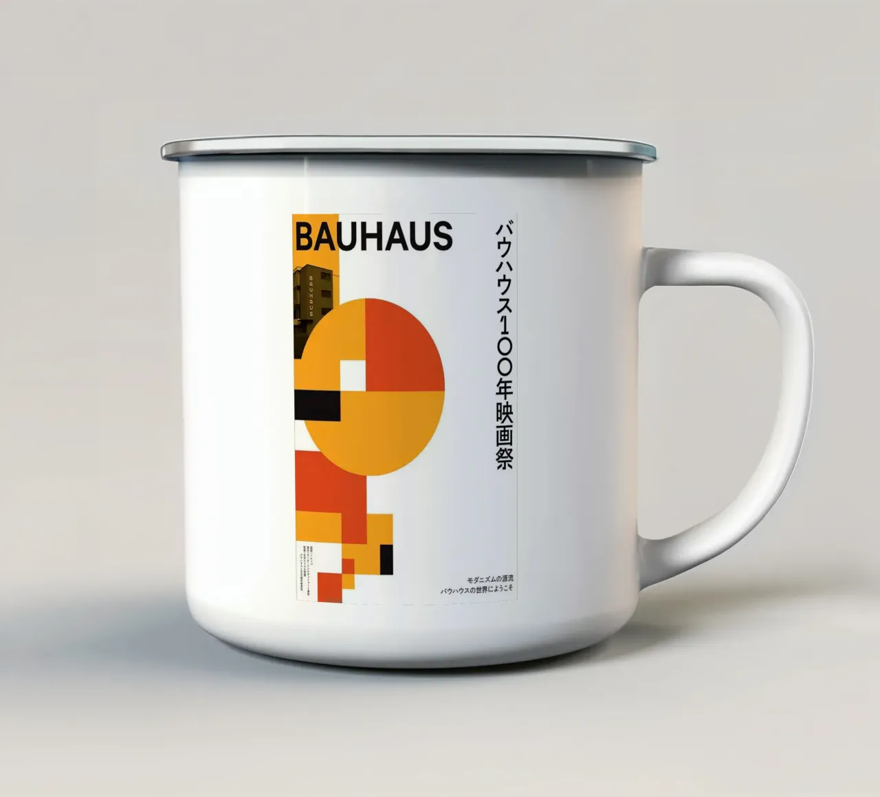 Bauhaus 1919 tazza in smalto da Narciso