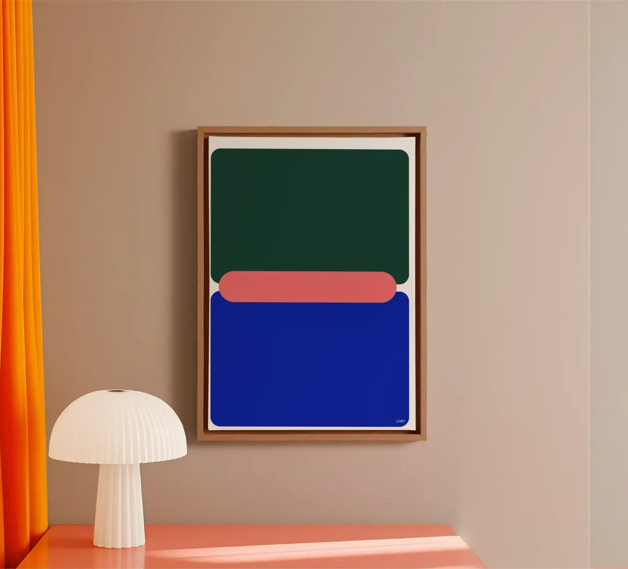 l'abstrait de Caroline tela con Cornice a cassetta da cim_art