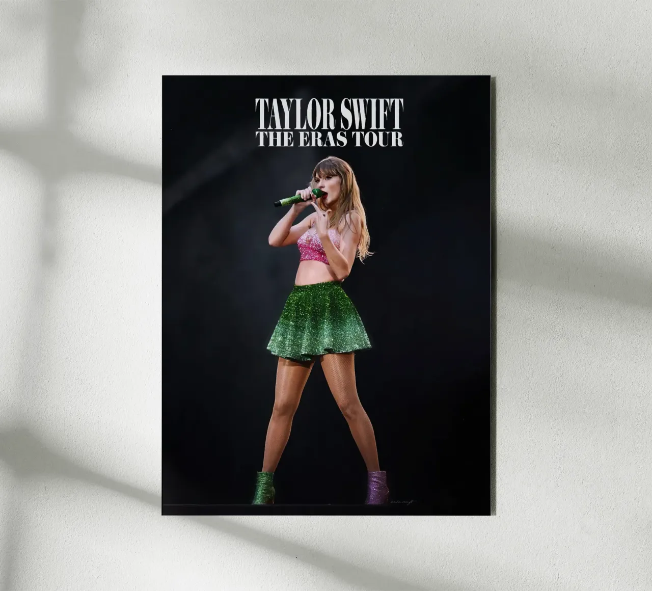 Taylor Swift alluminio dibond da Musadad Shop