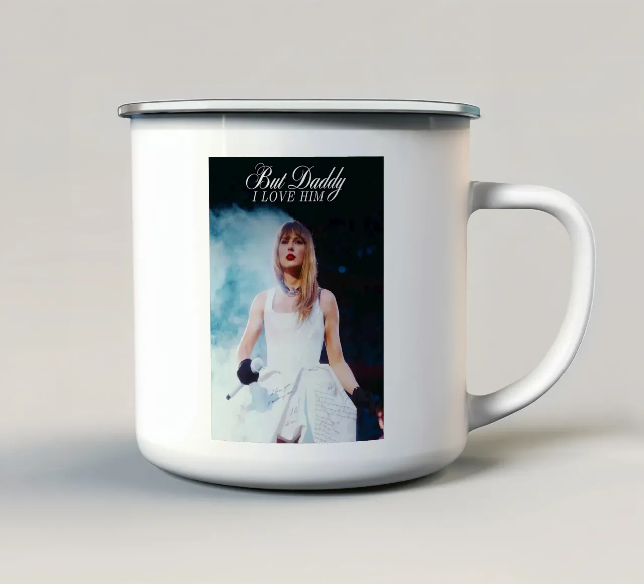 Taylor Swift tazza in smalto da Musadad Shop