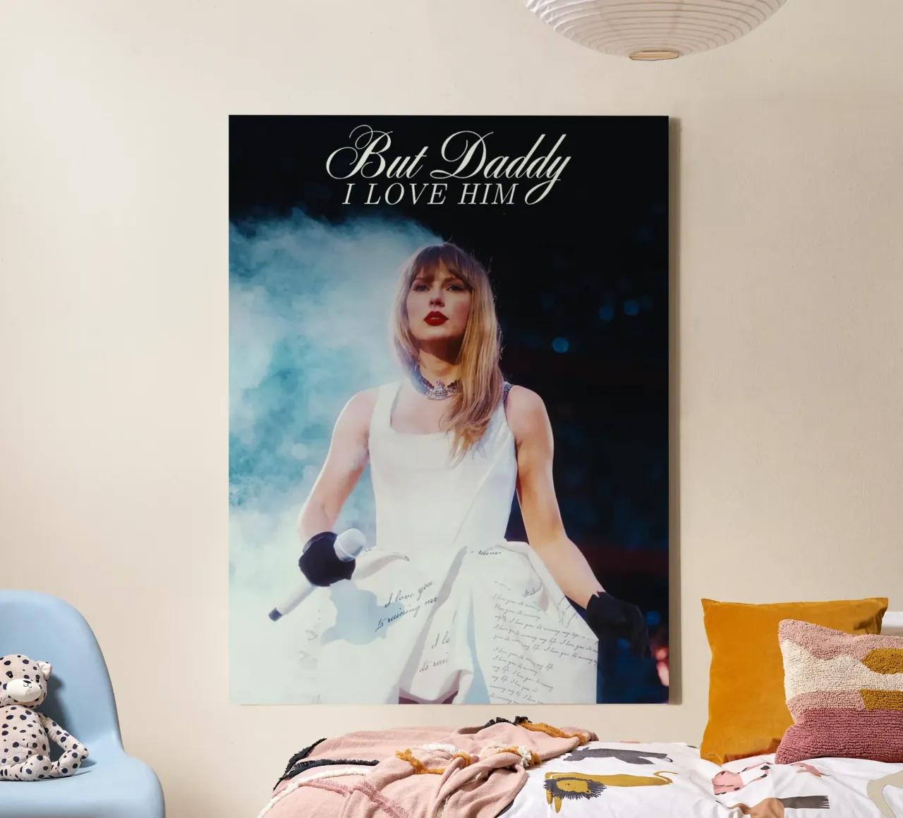 Taylor Swift tela con Cornice a cassetta da Musadad Shop